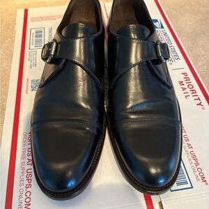 Bruno Magli Black Leather Oxfords 11.5